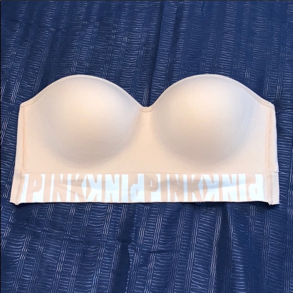 Victoria Secret Pink Strapless Bra
